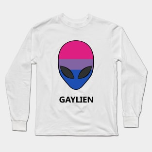 Gaylien Bisexuality LGBT Pride Alien Long Sleeve T-Shirt